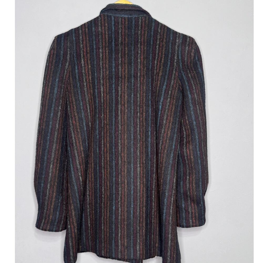 80S 100% Wool Double breasted Retro Blazer Size: 7 - Picture 3 of 4